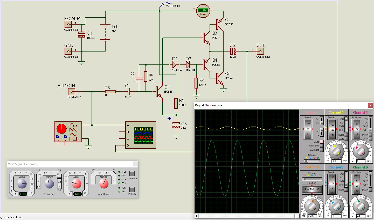 Amplifier Simulation